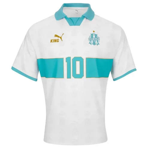 25-26 Marseille King Series #10 White Soccer Jersey