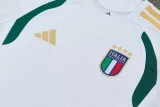 26-27 Italy White Training Short Suit