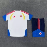 26-27 Colombia White Training Short Suit