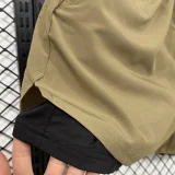 D1105 NK Khaki Casual Short Pants