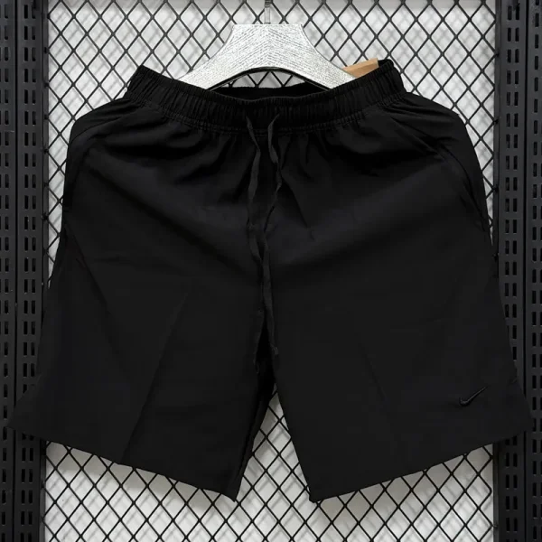 D707 NK Black Casual Short Pants