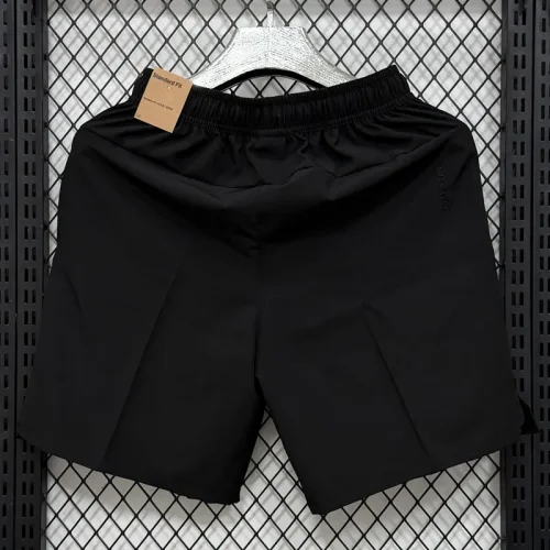 D707 NK Black Casual Short Pants