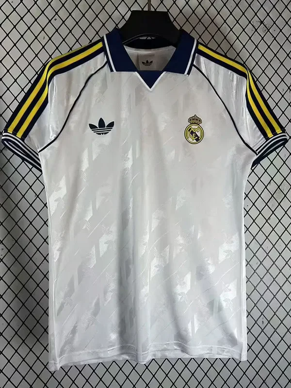 25-26 RMA White Casual Edition Fans Training Shirts (有领)
