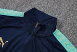 25-26 Marseille Royal blue Kids Half Pull Tracksuit #E25237(童装)(半拉链)