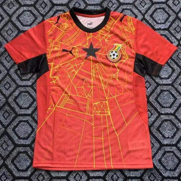 26-27 Ghana Red Fans Soccer Jersey