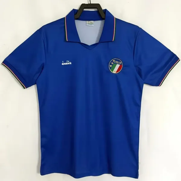 1990 Italy Home Retro Soccer Jersey