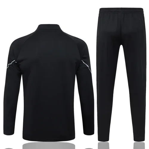 25-26 Man City Black Kids Half Pull Tracksuit #E25238(童装)(半拉链)