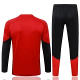 26-27 Germany Red Kids Half Pull Tracksuit #E26009(童装)(半拉链)