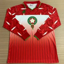 1994-95 Morocco Home Long Sleeve Retro Soccer Jersey (长袖)