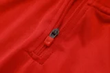 26-27 Germany Red Kids Half Pull Tracksuit #E26009(童装)(半拉链)