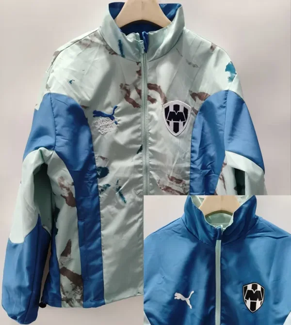 25-26 Monterrey White & Blue Double Sided Windbreaker (双面风衣)
