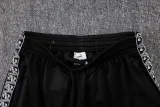 25-26 Man City Black Kids Half Pull Tracksuit #E25238(童装)(半拉链)
