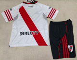 25-26 River  Plate Home Kids football jersey