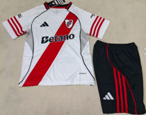 25-26 River  Plate Home Kids football jersey