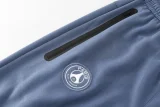 26-27 PSG Gray blue Hoodie Jacket Tracksuit #01