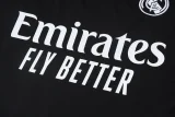 26-27 RMA Black Half Pull Tracksuit #B26013(半拉链)