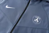 26-27 PSG Gray blue Hoodie Jacket Tracksuit #01