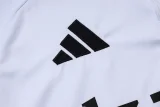 25-26 Man Utd White Half Pull Tracksuit (半拉链)