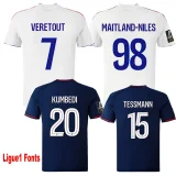 26-27 Lyon Red Fans Soccer Jersey