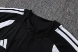 26-27 RMA Black Half Pull Tracksuit #B26013(半拉链)
