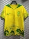 26-27 Brazil Yellow Special Edition Training shirts 花图