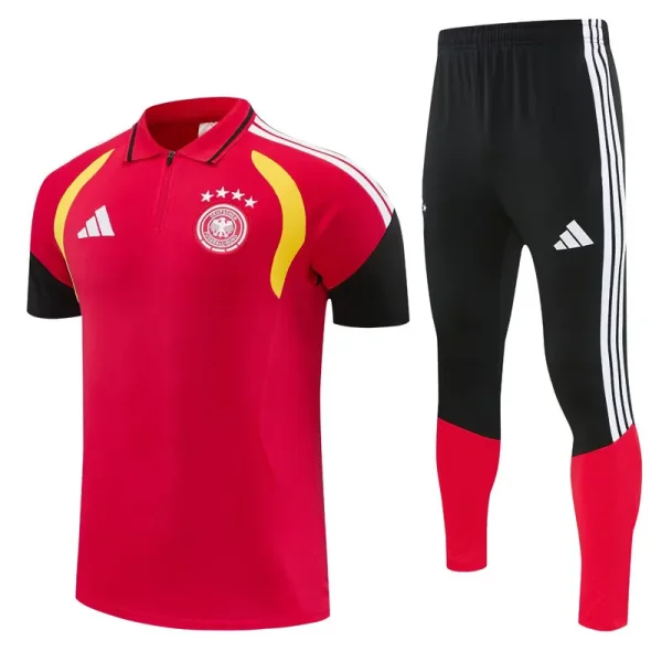 26-27 Germany Red Polo Tracksuit