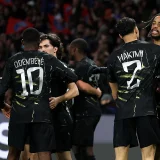 25-26 PSG Jordan Night Edition Kids Soccer Jersey