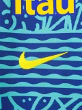 2024 Brazil Blue Retro Training shirts