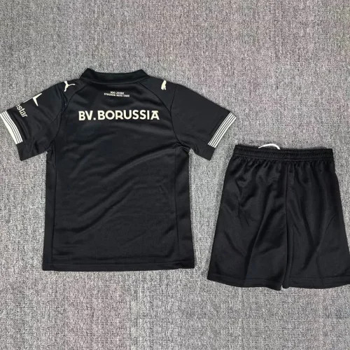 25-26 Dortmund Rote Erde 100th Anniversary Kids Soccer Jersey