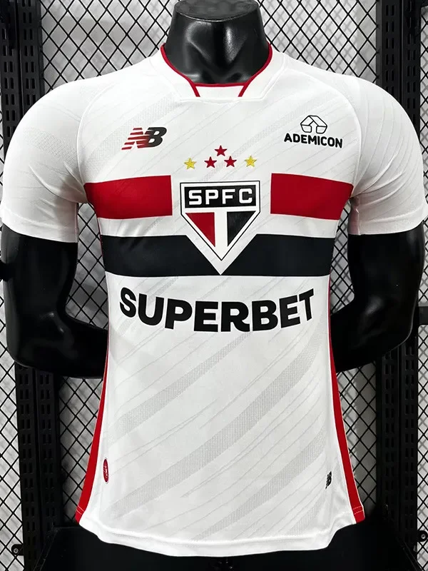 26-27 Sao Paulo Home Player Version Soccer Jersey