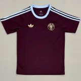 25-26 Aston Villa Brown Red Casual Edition Fans Training Shirts
