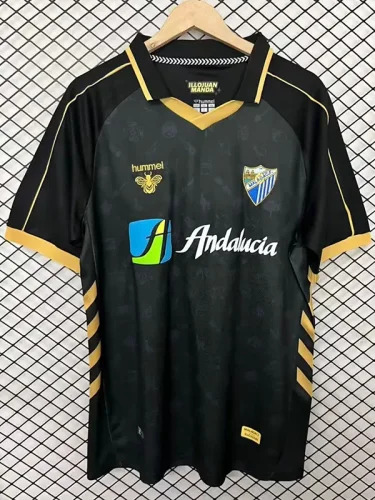 25-26 Malaga Black Special Edition Fans Soccer Jersey