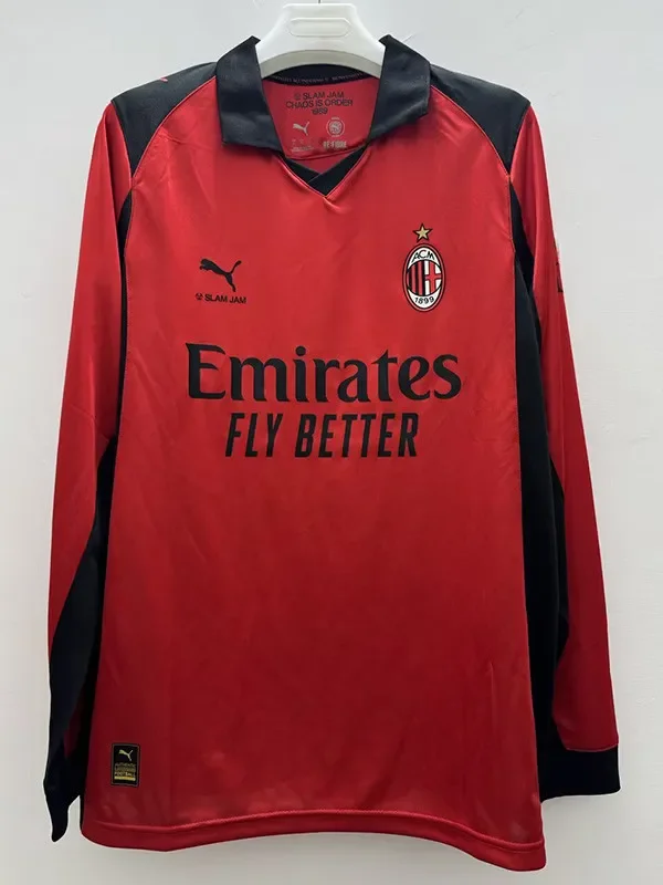 25-26 ACM Fourth Red Long Sleeve Soccer Jersey (长袖)