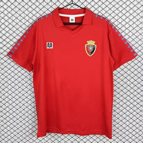 1983 Osasuna Home Retro Soccer Jersey (带章)