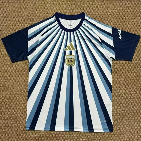 26-27 Argentina Blue White Fans Training shirts
