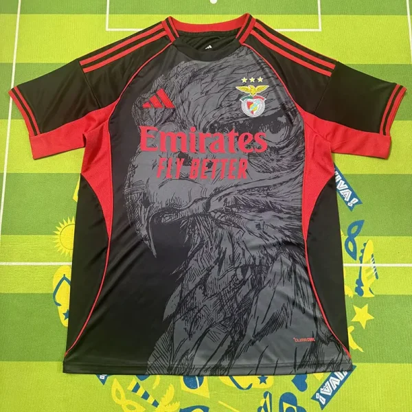 26-27 Benfica Black Red Special Edition Fans Soccer Jersey