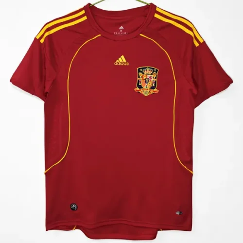 2008 Spain Home Retro Soccer Jersey