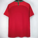 2018 Portugal Home Retro Soccer Jersey