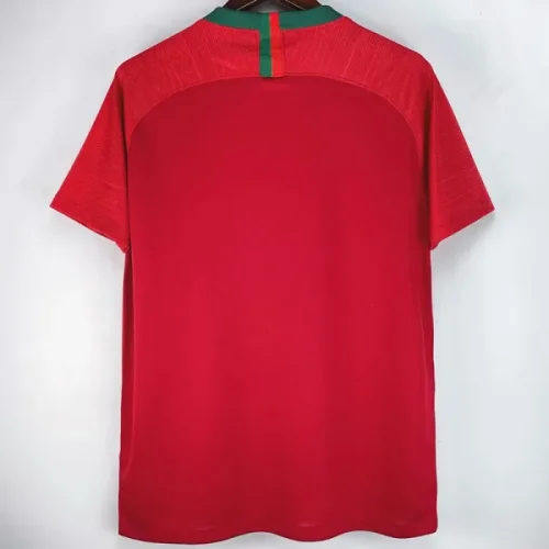 2018 Portugal Home Long Sleeve Retro Soccer Jersey(长袖)