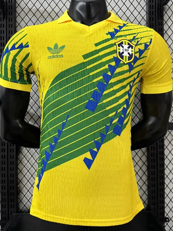 26-27 Brazil Yellow Special Edition Player Version Soccer Jersey (三叶标)