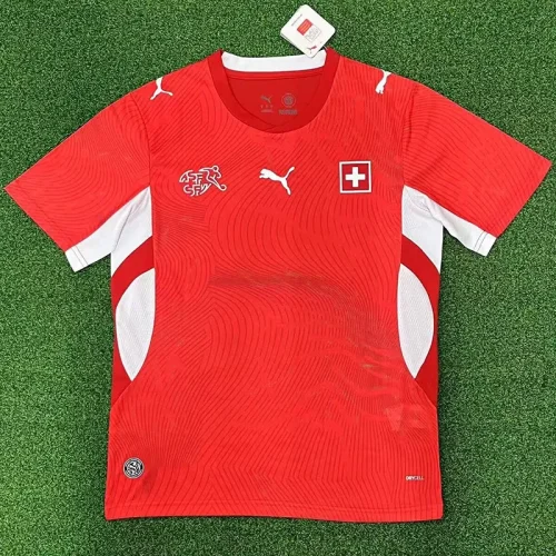 26-27 Switzerland Home Fans Soccer Jersey