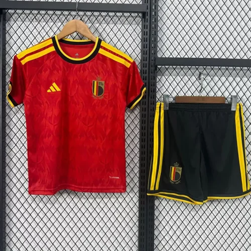 26-27 Belgium Home Kids Soccer Jersey