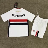 26-27 Sao Paulo Home Kids Soccer Jersey