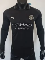 25-26 Man City Away Long Sleeve Player Version Soccer Jersey (长袖球员)