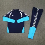 2026 AD Royal blue Half Pull Tracksuit #814(半拉链)