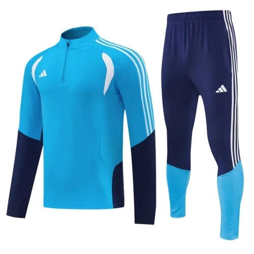 2026 AD Lake blue Half Pull Tracksuit #814(半拉链)