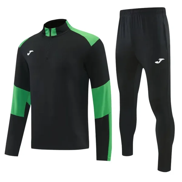 2026 JOM Black Half Pull Tracksuit #816(半拉链)