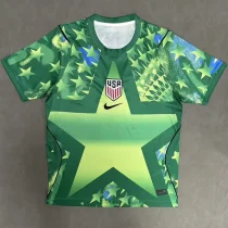 26-27 USA Green Goalkeeper Fans Soccer Jersey