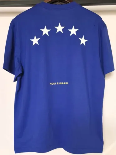 26-27 Brazil Blue High Quality Casual T-Shirt