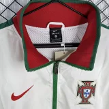 2010-2011 Portugal White Retro Windbreaker